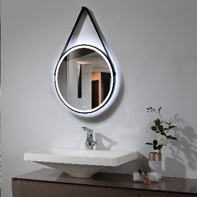 Halo Mirror - All Finishes - Aqua