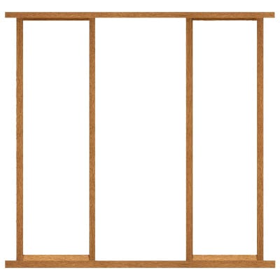 External hardwood door frame kit