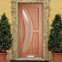 Load image into Gallery viewer, Harrow Hardwood M&amp;T 1 Double Glazed Frosted Panel External Door - All Sizes - LPD Doors Doors

