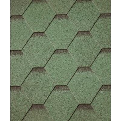 IKO Armourshield Hexagonal Bitumen Roof Shingles (2m2 Pack) - All Colours - IKO Roofing