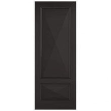 Load image into Gallery viewer, Knightsbridge Black Primed 2 Panel Interior Door - All Sizes - LPD Doors Doors
