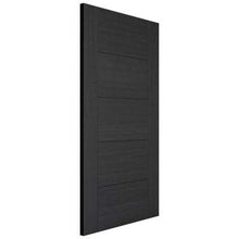 Load image into Gallery viewer, Vancouver Charcoal Black Pre-Finished 5 Panel Interior Fire Door FD30 - All Sizes - LPD Doors Doors
