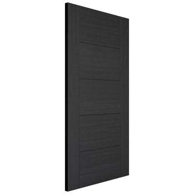 Vancouver Charcoal Black Pre-Finished 5 Panel Interior Fire Door FD30 - All Sizes - LPD Doors Doors