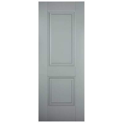 Arnhem Grey Primed 2 Panel Interior Fire Door FD30 - All Sizes - LPD Doors Doors