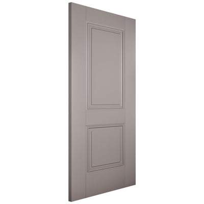 Arnhem Grey Primed 2 Panel Interior Fire Door FD30 - All Sizes - LPD Doors Doors