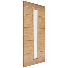 Load image into Gallery viewer, Oak Lille 1 Light Glazed Panel Pre-Finished Internal Door - All Sizes - LPD Doors Doors
