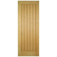 Load image into Gallery viewer, LPD Oak Mexicano Vertical Panel Flush Pre-Finished Internal Door - All Sizes - LPD Doors Doors
