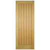 LPD Oak Mexicano Vertical Panel Flush Un-Finished Internal Fire Door - All Sizes