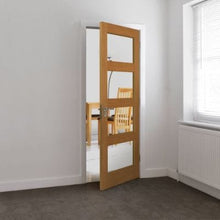 Load image into Gallery viewer, Nevis Oak Glazed Internal Door - All Sizes - JB Kind
