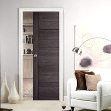 Load image into Gallery viewer, Vancouver Ash Grey Pre-Finished 5 Panel Interior Fire Door FD30 - All Sizes - LPD Doors Doors
