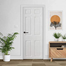 Load image into Gallery viewer, Moulded Smooth White Primed 6 Panel Interior Door - All Sizes - LPD Doors Doors
