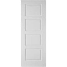 Load image into Gallery viewer, Contemporary Moulded White Primed 4 Panel Interior Fire Door FD30 - All Sizes - LPD Doors Doors
