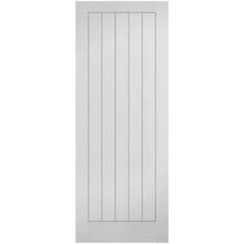 Load image into Gallery viewer, Moulded Textured Vertical White Primed 5 Panel Interior Door - All Sizes - LPD Doors Doors
