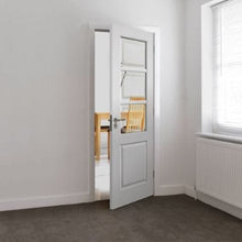 Load image into Gallery viewer, Andorra White Primed Glazed Internal Door - All Sizes - JB Kind
