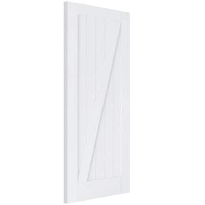 Barn White Primed Interior Door - All Sizes - LPD Doors Doors