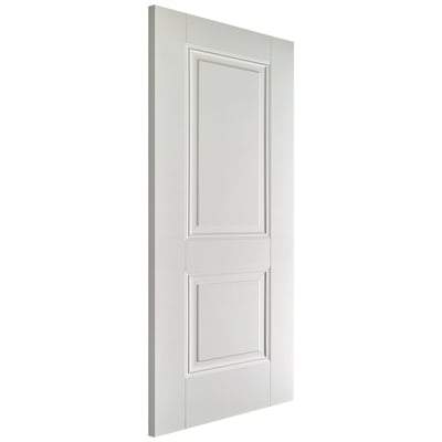 Arnhem White Primed 2 Panel Interior Fire Door FD30 - All Sizes - LPD Doors Doors