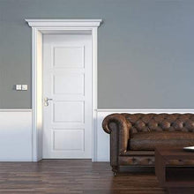 Load image into Gallery viewer, Contemporary White 4 Panel Interior Door - All Sizes - LPD Doors Doors
