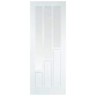 Coventry White Primed 3 Glazed Clear Light Panels - All Sizes - LPD Doors Doors