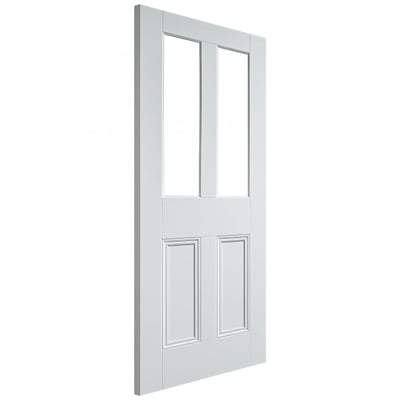 Malton White Primed 2 Unglazed Panels Interior Door - All Sizes - LPD Doors Doors
