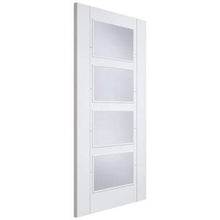 Load image into Gallery viewer, Vancouver White Primed 4 Glazed Clear Light Panels Interior Door - All Sizes - LPD Doors Doors
