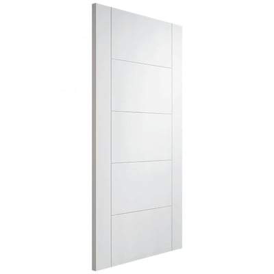 Vancouver White Primed 5 Panel Interior Fire Door FD60 - All Sizes - LPD Doors Doors