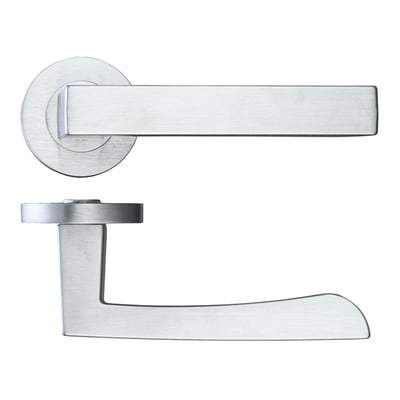 Fornax Satin Chrome Handle Hardware Pack - LPD Doors Doors