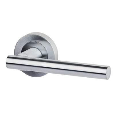 Hyperion Satin Chrome Handle Hardware Pack - LPD Doors Doors