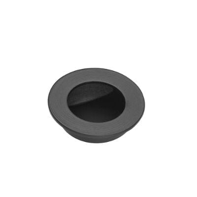 LPD Virgo Matt Black Pocket Door Pull Handle - 65mm x 65mm - LPD