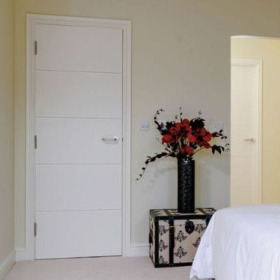 Adelphi White Primed Internal Door - All Sizes - JB Kind
