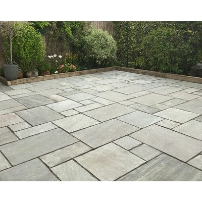 Indian Sandstone Patio Pack Kandla Grey (60 Slabs - 18.97m2 per Pack) - All Colours - GRS Paving