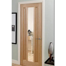 Load image into Gallery viewer, Oak Kilburn 1 Glazed Clear Light Panel Un-Finished Internal Door - All Sizes - LPD Doors Doors
