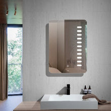 Load image into Gallery viewer, Kinsale Rectangular LED Mirror with Demister Pad &amp; On/Off Touch Sensor - Aqua
