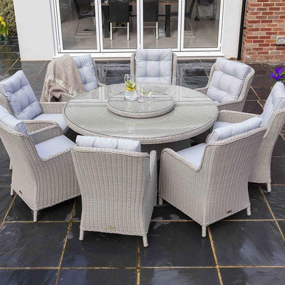 Astor 8 Seater Round Dining Set