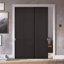 Load image into Gallery viewer, Liberty Black Primed Panelled Interior Door - All Sizes - LPD Doors Doors
