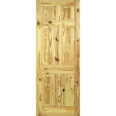 Knotty Pine 6 Panel Interior Door - All Sizes - LPD Doors Doors