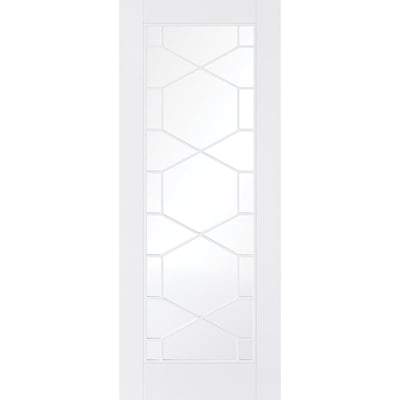 Orly White Primed Glazed Light Panels Interior Door - All Sizes - LPD Doors Doors