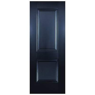 Arnhem Black Primed 2 Panel Interior Door - All Sizes - LPD Doors Doors