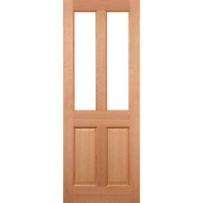 Malton Oak Unfinished 2 Unglazed Light Panels External Door - All Sizes - LPD Doors Doors