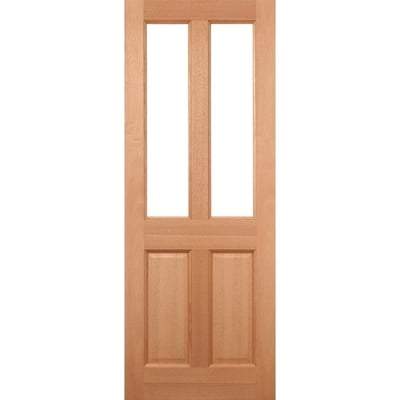 Malton Oak Unfinished 2 Unglazed Light Panels External Door - All Sizes - LPD Doors Doors