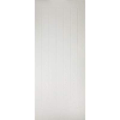 Mexicano White GRP Pre-Finished 5 Panel External Door - All Sizes - LPD Doors Doors
