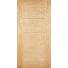 Load image into Gallery viewer, Modica Oak Unfinished 4 Panel External Door - All Sizes - LPD Doors Doors
