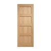 Oak Shaker 4 Panel Pre-Finished Internal Fire Door FD30 - All Sizes