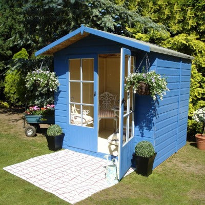 Lumley Shiplap 7ft x 5ft Summerhouse - Shire Summerhouse