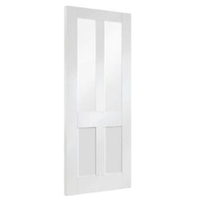 Load image into Gallery viewer, Malton Shaker Internal White Primed Door with Clear Glass - XL Joinery
