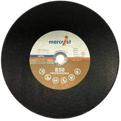 850 Chop Saw Metal Cutting Disc 350mm x 2.8mm x 25.4mm (Box of 5) - Marcrist Tools & Workwear