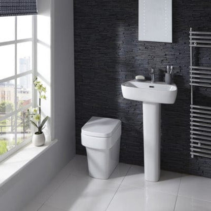 Medici Back to Wall Toilet with Soft Close Seat - Aqua