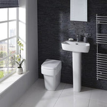 Load image into Gallery viewer, Medici Back to Wall Toilet with Soft Close Seat - Aqua
