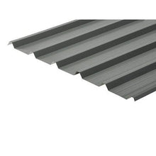 Load image into Gallery viewer, Cladco 32/1000 Box Profile PVC Plastisol Coated 0.7mm Metal Roof Sheet (Merlin Grey) - All Sizes - Cladco
