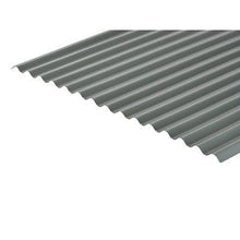Load image into Gallery viewer, Cladco Corrugated 13/3 Profile PVC Plastisol Coated 0.7mm Metal Roof Sheet (Merlin Grey) - All Sizes - Cladco

