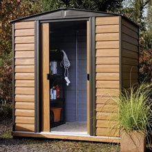 Load image into Gallery viewer, Woodvale Metal Apex Shed - All Sizes - Rowlinson Outdoor &amp; Garden
